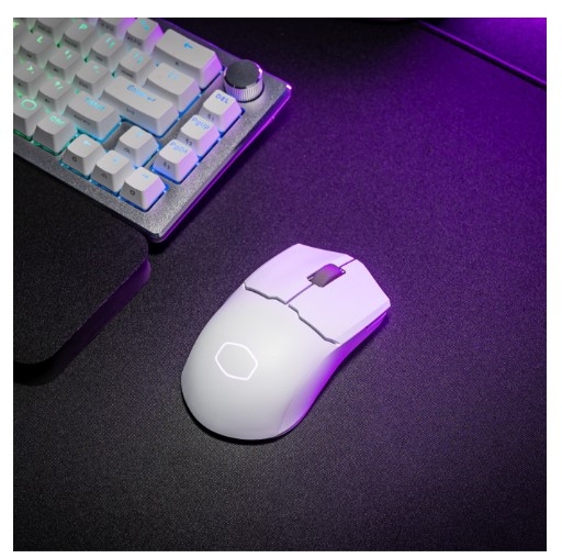 Chuột Máy Tính Cooler Master MM712-WWOH1 Hybrid Wireless Mouse White Matte (Màu Trắng Mờ)