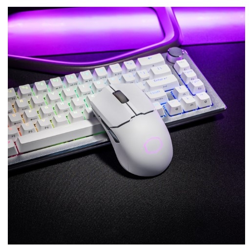 Chuột Máy Tính Cooler Master MM712-WWOH1 Hybrid Wireless Mouse White Matte (Màu Trắng Mờ)