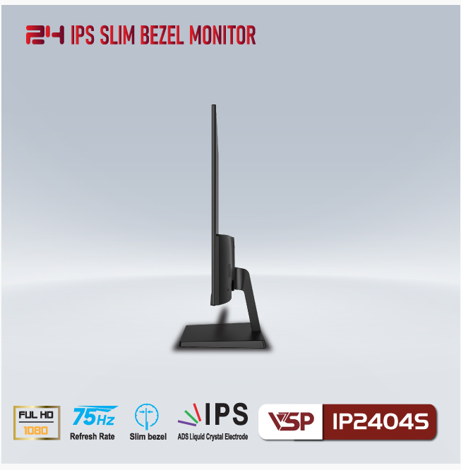 Màn hình VSP IPS Thinking 24inch tràn viền IP2404S