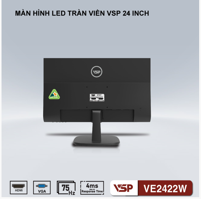 Màn hình tràn viền 24 inch led Monitor VE2422W