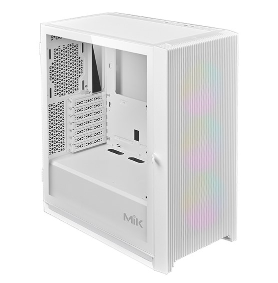Vỏ case MIK STORM 360 WHITE sẵn 3 FAN