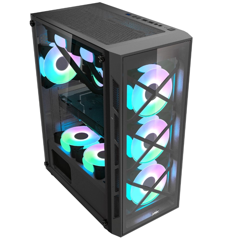 Case MIK TN10 (3 FAN GALAXY RGB) sẵn 3 FAN