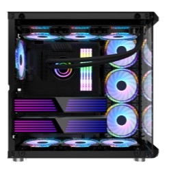 Vỏ máy tính MIK LV07 BLACK không FAN
