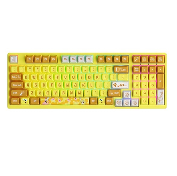 Bàn phím AKKO 3098S Patrick/ SpongeBob (RGB / PBT Dye-subbed / JDA profile / AKKO CS switch)