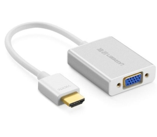 Cáp chuyển đổi HDMI sang VGA+3.5mm Audio+nguồn micro USB dài 15CM UGREEN MM102 40233