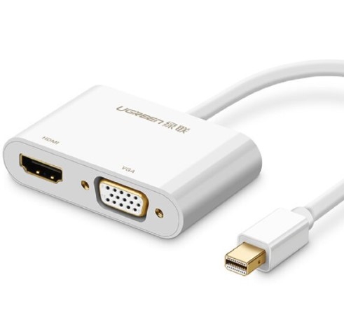 Cáp chuyển Mini DisplayPort sang HDMI và VGA UGREEN MD115 Mini DP sang HDMI, Mini DP sang VGA