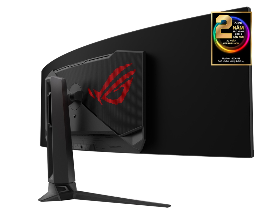 Màn Hình Gaming ASUS ROG Swift OLED PG49WCD (49.0 inch - OLED - DualQHD - 144Hz - 0.03ms - USB TypeC - SPDIFout - FreeSyncPro - GSYNC - HDR400 - Curved)