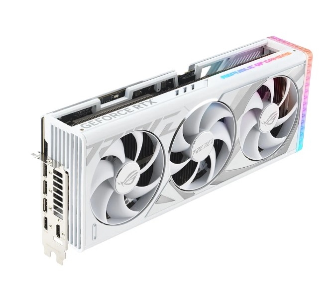 Card màn hình ASUS ROG Strix GeForce RTX 4090 24GB GDDR6X White OC Edition 24GB GDDR6X (90YV0ID2-M0NA00)