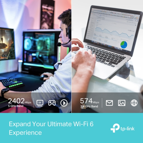 USB Wi-Fi TP-Link Archer TX50UH (Wi-Fi 6, AX3000, băng tần kép, ăng-ten độ lợi cao, USB 3.0)
