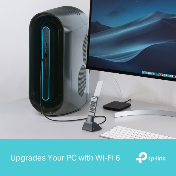 USB Wi-Fi TP-Link Archer TX50UH (Wi-Fi 6, AX3000, băng tần kép, ăng-ten độ lợi cao, USB 3.0)