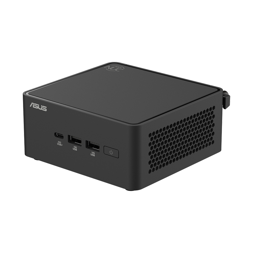 Bộ Mini PC Asus NUC 15 PRO Tall RNUC15CRHU500000I (Intel Core Ultra 5 225H | Intel Arc GPU | 2xDDR5-6400 | 2xNVMe,SATA | 2x HDMI 2.1 | 2x Thunderbolt | VESA MOUNT | Black)