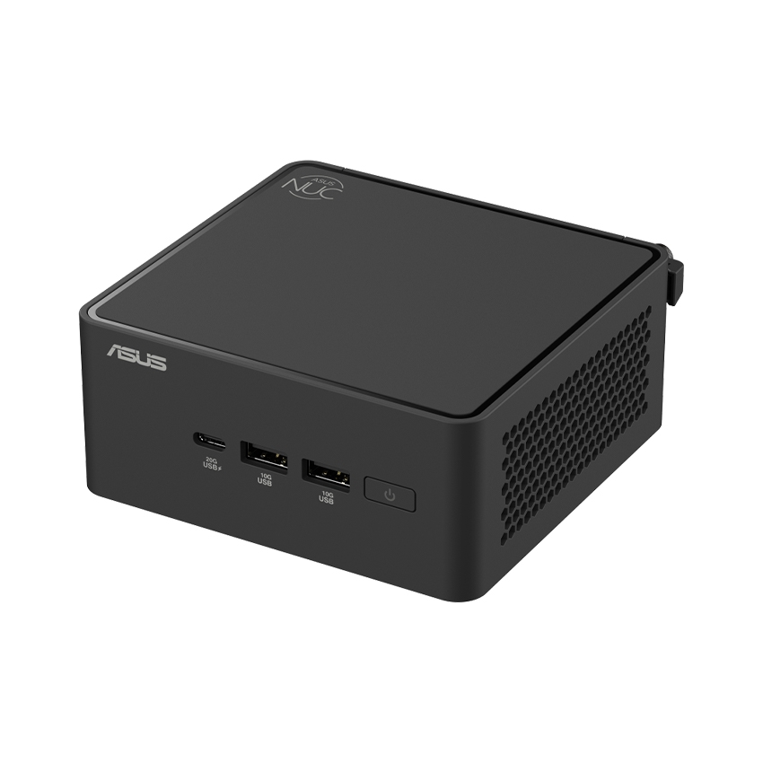Bộ Mini PC Asus NUC 15 PRO Tall RNUC15CRHU500000I (Intel Core Ultra 5 225H | Intel Arc GPU | 2xDDR5-6400 | 2xNVMe,SATA | 2x HDMI 2.1 | 2x Thunderbolt | VESA MOUNT | Black)
