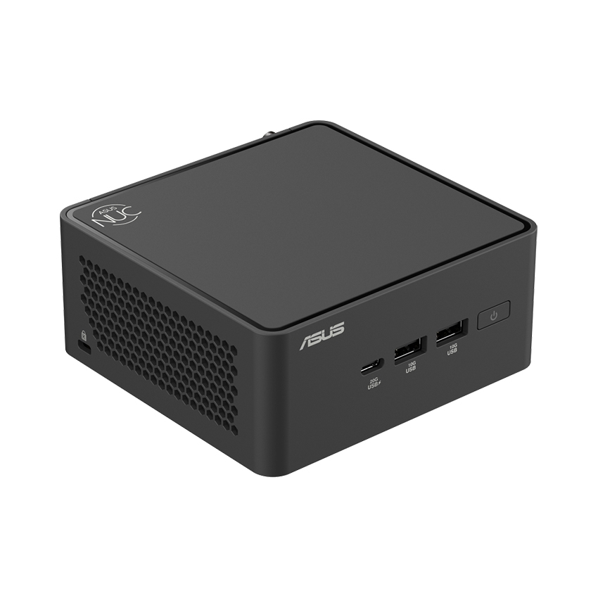 Bộ Mini PC Asus NUC 15 PRO Tall RNUC15CRHU500000I (Intel Core Ultra 5 225H | Intel Arc GPU | 2xDDR5-6400 | 2xNVMe,SATA | 2x HDMI 2.1 | 2x Thunderbolt | VESA MOUNT | Black)