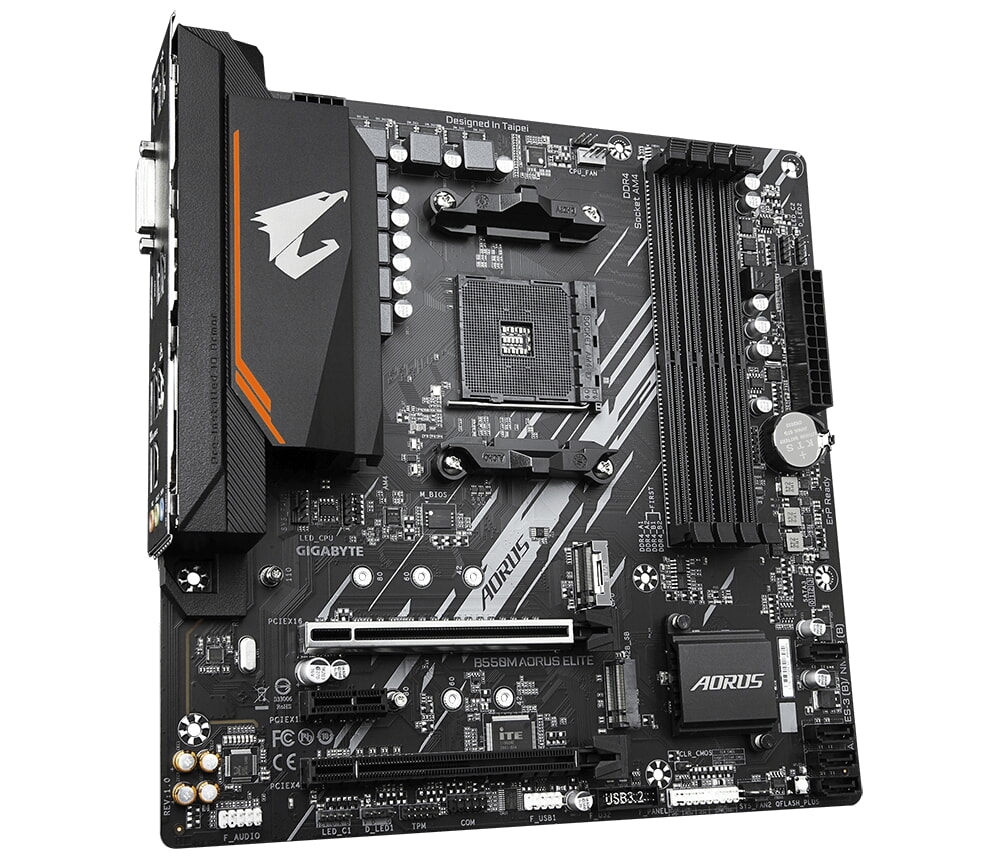 Mainboard Gigabyte B550M AORUS ELITE (AMD B550, AM4, DDR4, Micro ATX)