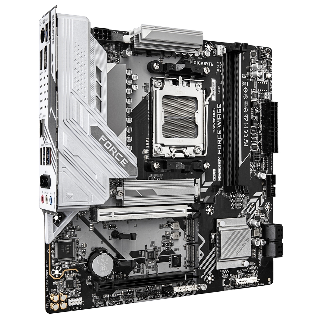 Mainboard Gigabyte B650EM FORCE WIFI6E (AMD B650, AM5, DDR5, Wi-Fi 6E, Micro ATX)