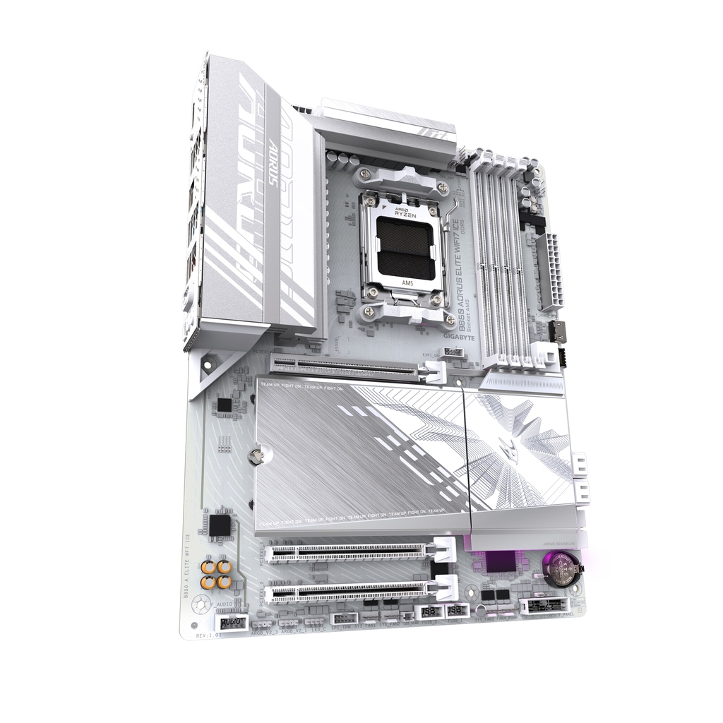 Mainboard Gigabyte B850 AORUS ELITE WIFI7 ICE (AMD B850, AM5, DDR5, Wi-Fi 7, ATX)