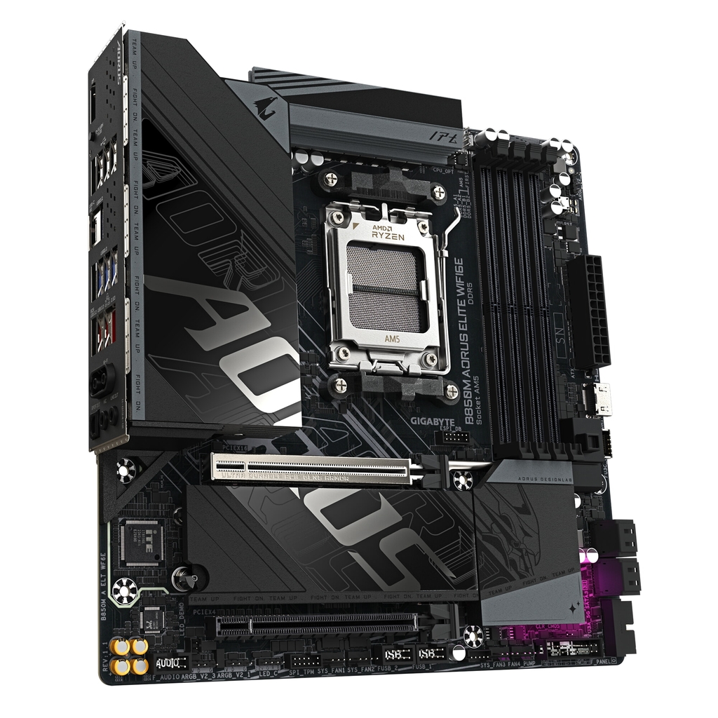Mainboard Gigabyte B850M AORUS ELITE WIFI6E (AMD B850, AM5, DDR5, Micro ATX, Wi-Fi 6E)