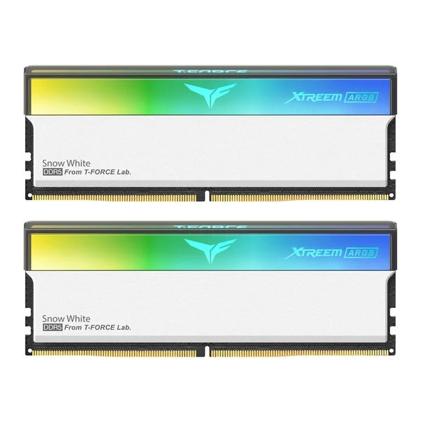 RAM PC TeamGroup T-Force XTREEM ARGB (2x32GB, DDR5, 6400Mhz, Black/White)