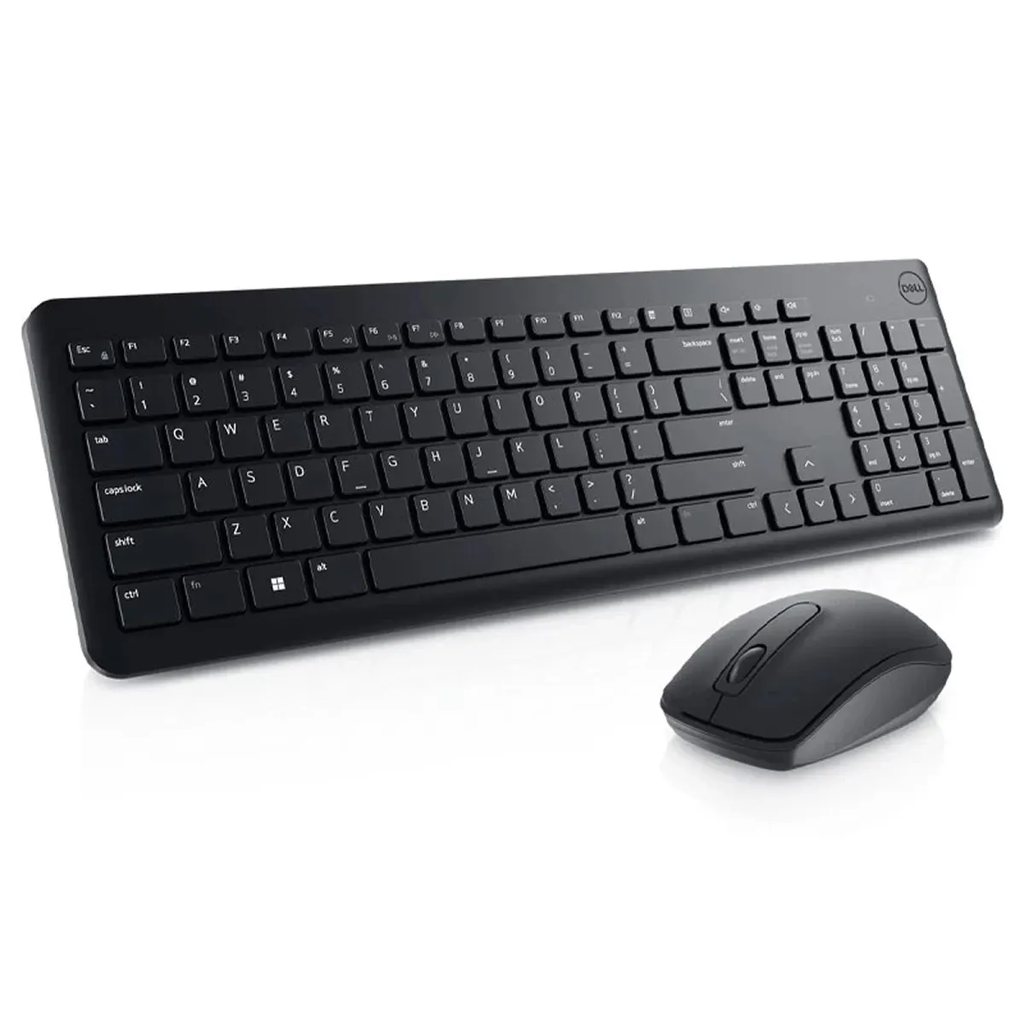 Bộ bàn phím & chuột Dell KM3322W Wireless USB (1000 DPI, Đen)