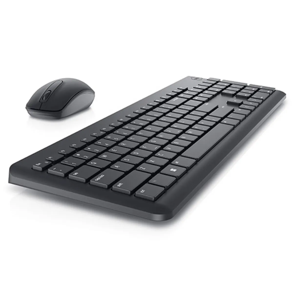 Bộ bàn phím & chuột Dell KM3322W Wireless USB (1000 DPI, Đen)