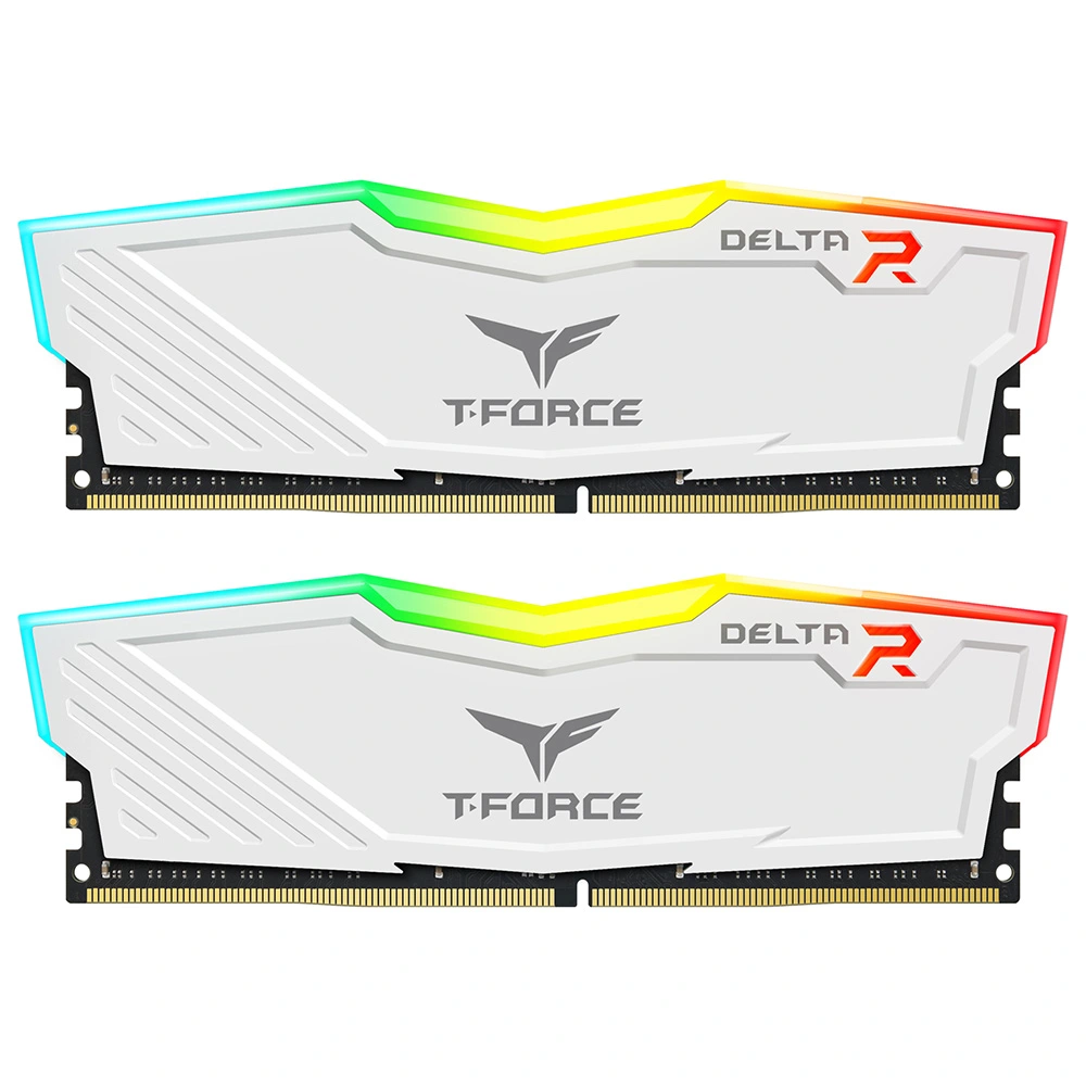 RAM PC TeamGroup T-FORCE DELTA RGB 64GB (2x32GB) DDR5 6000MHz (Black/White)