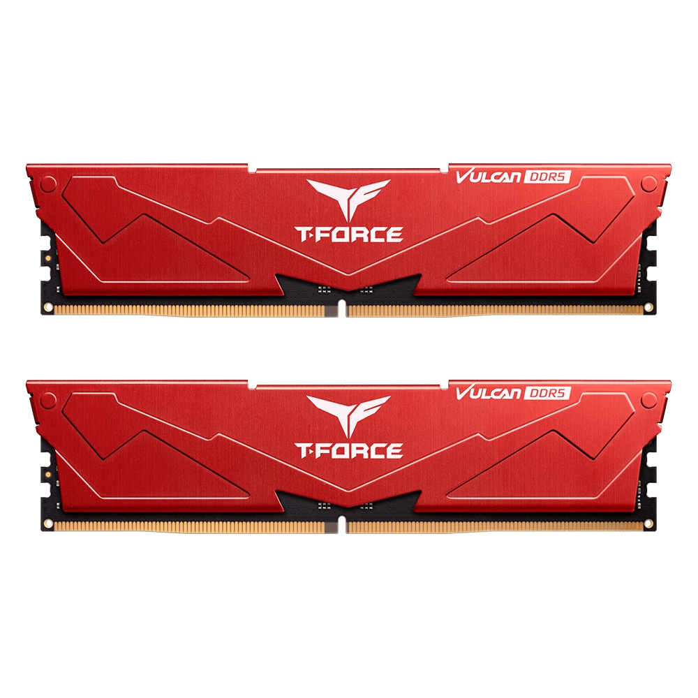RAM PC TeamGroup T-Force Vulcan 32GB (2x16GB) DDR5 6000Mhz Black/Red