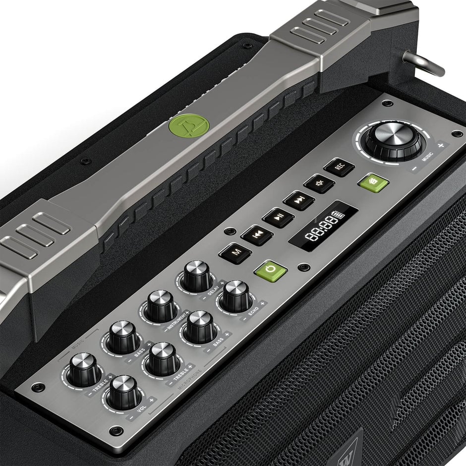 Loa kéo WinBridge K600 (200W, UHF Wireless, Bluetooth, pin 8000mAh)