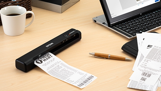 Máy quét cầm tay Epson WorkForce ES-60W (600dpi, A4, Wi-Fi, USB 2.0, 1 mặt)