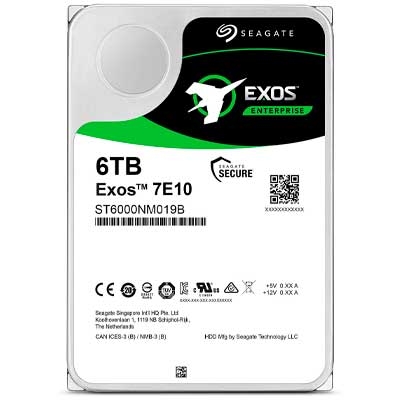 Seagate Exos 7E10 ST6000NM019B (6TB HDD, 3.5 inch, SATA 6Gb/s, 7200rpm, 256MB)