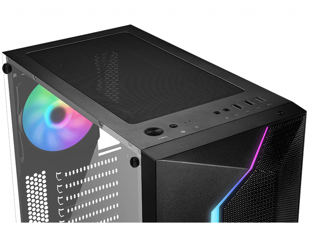 Vỏ Case MSI MAG VAMPIRIC 100R CHASSIS sẵn 4 Fan Led