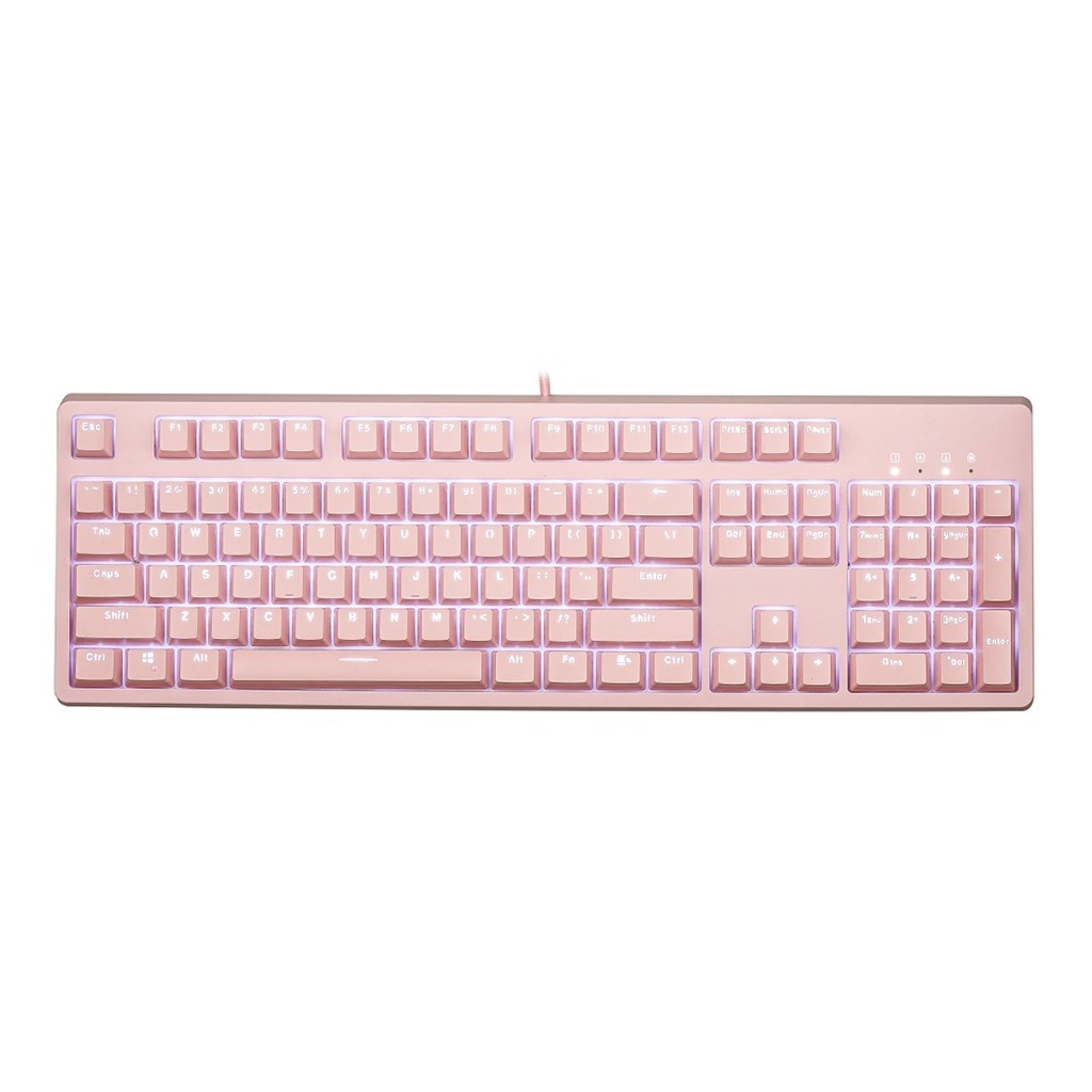 Bàn phím cơ E-DRA EK3104 Ice White / Cream Pink Outemu Switch