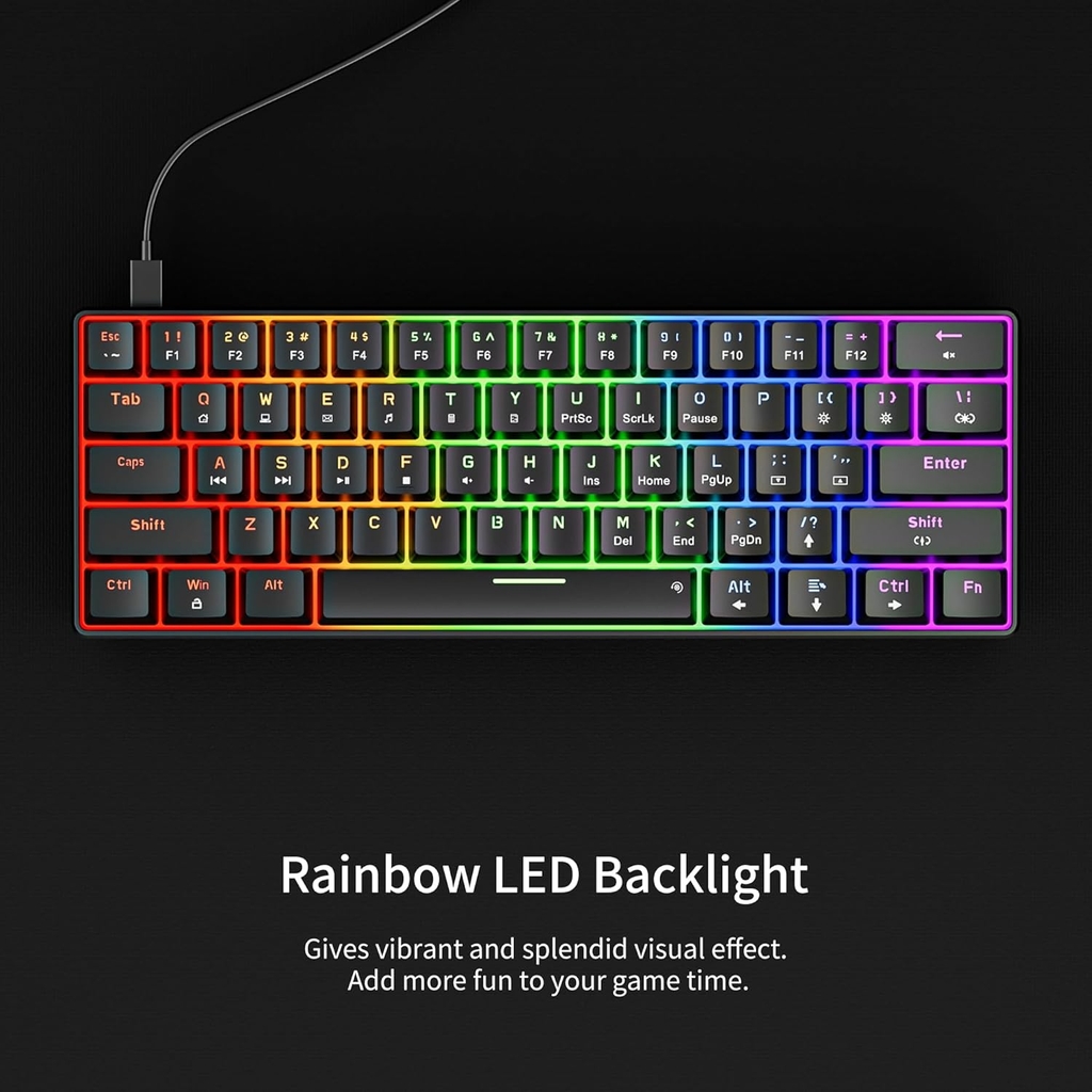 Bàn Phím  Cơ Gaming Newmen GM611 - Red Switch/USB Wired