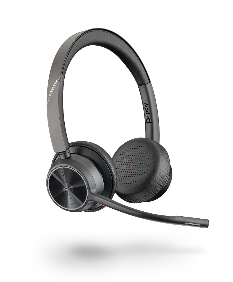 Tai nghe không dây Poly Voyager 4320 Microsoft Teams USB-C 77Z30AA (Bluetooth, mic khử ồn)