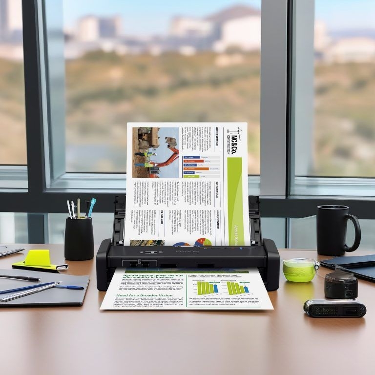 Máy quét Epson WorkForce DS-360W (A4, 600dpi, Duplex, ADF 20 tờ, Wi-Fi)