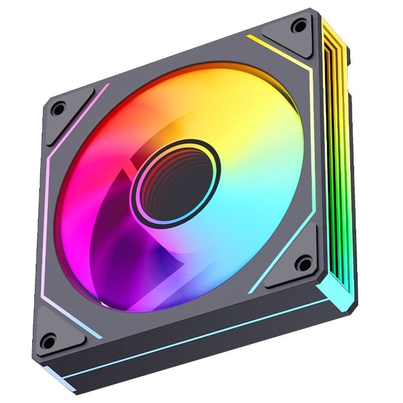 Fan MAGIC SNOWMAN F-120 V1 ARGB | BLACK - WHITE