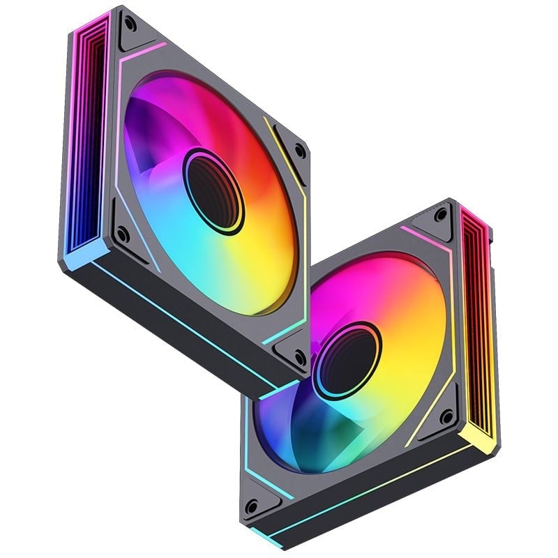 Fan MAGIC SNOWMAN F-120 V1 ARGB | BLACK - WHITE