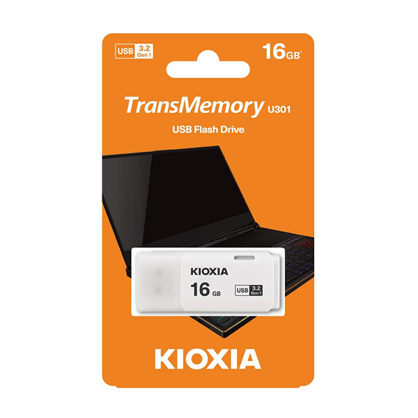 USB 16GB Kioxia LU301W016GG4 (Trắng)