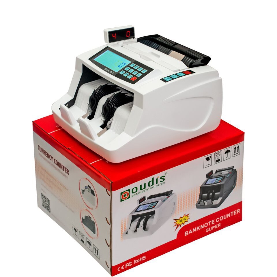 Máy đếm tiền Oudis 3300C (1200 tờ/phút, UV/MG, 2 màn hình LED)
