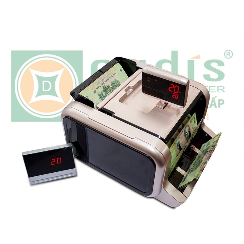 Máy đếm tiền Oudis 5200C (1200 tờ/phút, UV/MG, cộng tổng tiền cùng mệnh giá)