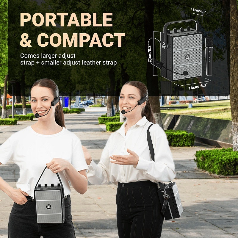 Loa kéo WinBridge S97 (60W, UHF Wireless, 2 micro không dây, Bluetooth, USB, TF Card, AUX)