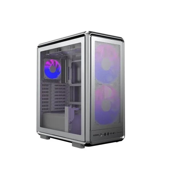 Vỏ Case máy tính Cooler Master MasterFrame 500 Mesh ARGB Bạc (Mid Tower, 3 quạt ARGB, GPU 390mm, bạc) - MF500M-SHNN-S01