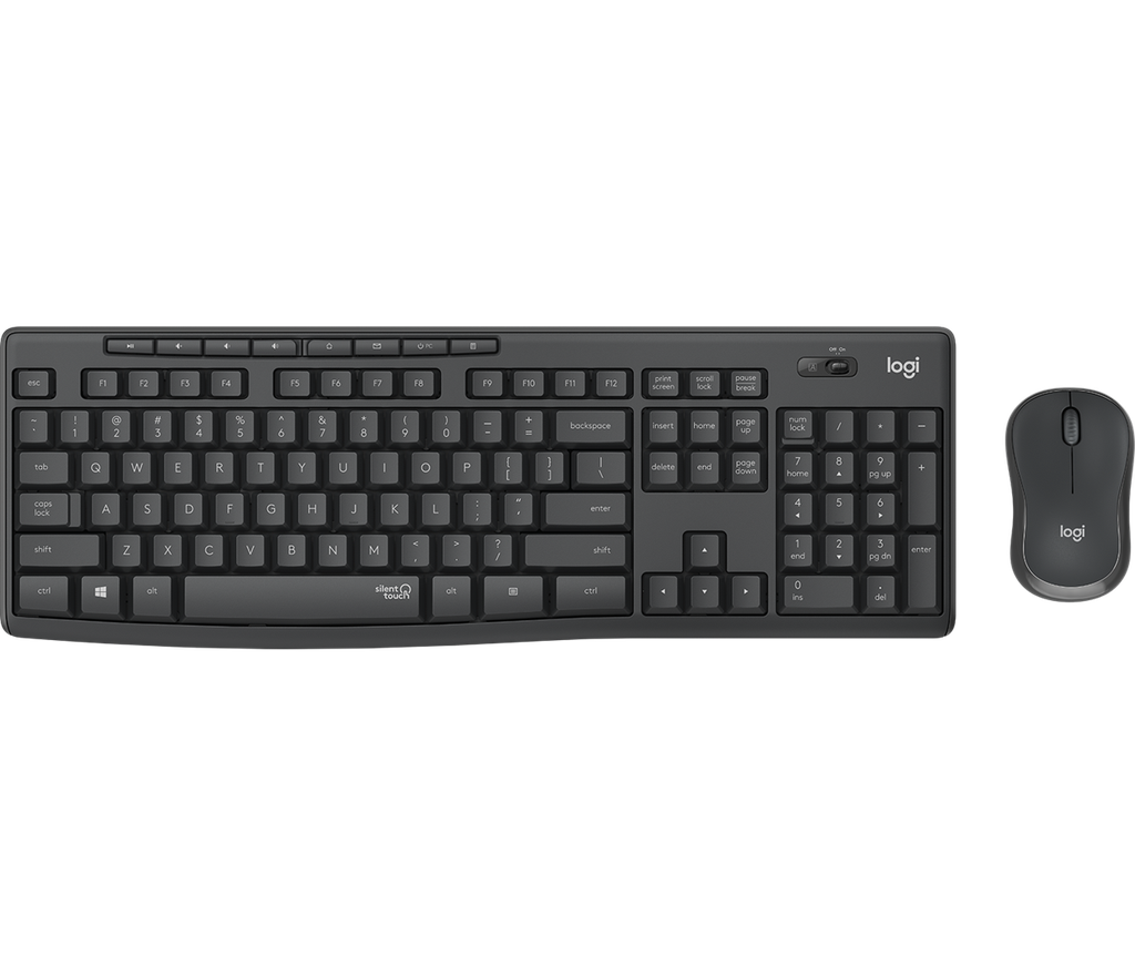 Bộ bàn phím chuột không dây Logitech MK295 Đen (920-009814)