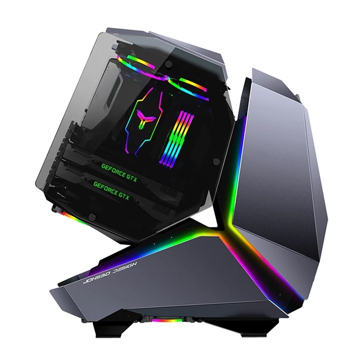 Vỏ Case JONSBO MOD-5 (ATX, Open-Frame, Kính Cường Lực, GPU 400mm, Tản Nước 360mm)