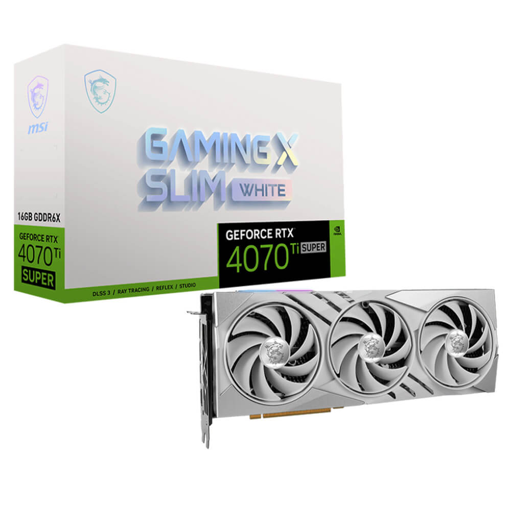 Card màn hình MSI GeForce RTX 4070 Ti SUPER 16G GAMING X SLIM