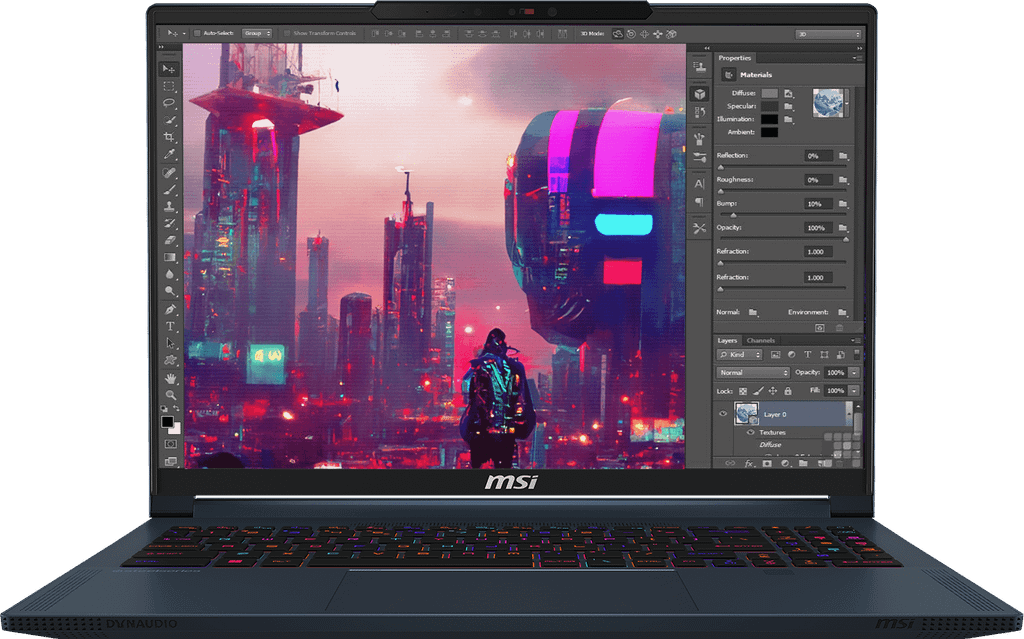 Laptop gaming MSI Stealth 16 AI Studio A1VGG 240VN (20th Edition)