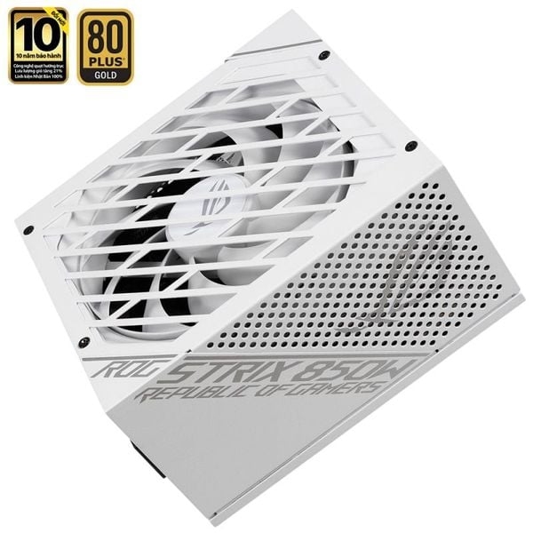 Nguồn máy tính ASUS ROG STRIX 850W GOLD - White Edition