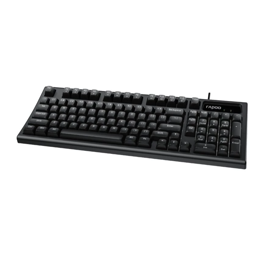 Bàn phím Rapoo NK2800 Black 12983 (98 phím, USB 2.0, Giả cơ)