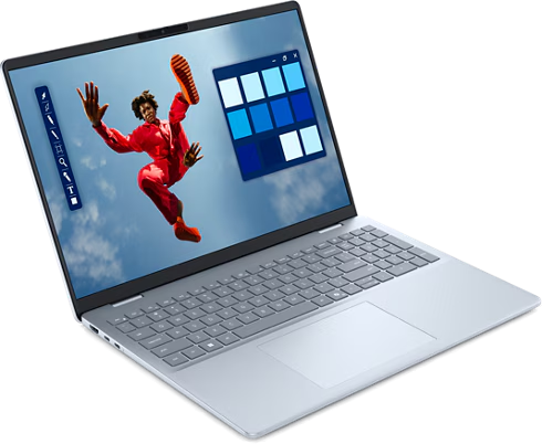 Laptop Dell 16 Plus DB16250-X65NW7 (Ultra 7-256V, 16GD5, 1TSSD, 16'' QHD+ 16:10, FP, Copilot, 4C64W, W11SL+Office, LED_KB, PreS, Xanh)