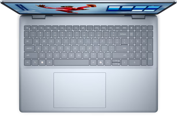 Laptop Dell 16 Plus DB16250-X65NW7 (Ultra 7-256V, 16GD5, 1TSSD, 16'' QHD+ 16:10, FP, Copilot, 4C64W, W11SL+Office, LED_KB, PreS, Xanh)