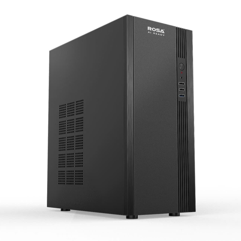 PC ROSA-I/121F8256 (Core i3-12100F, 8GB, 256GB, GT 710, Phím chuột dây USB, Win 11 Pro)